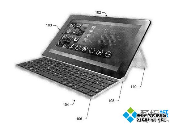 微软正研发新专利计算机可折叠键盘：Surface平板可用2
