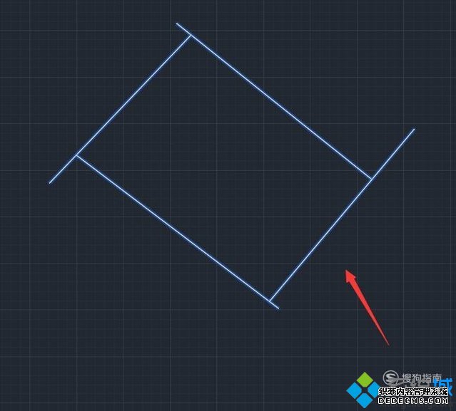 windowsxp系统下如何使用CAD延伸功能