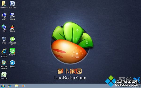 win7旗舰版一键重装系统萝卜家园 图7