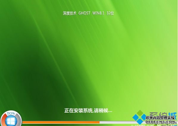 深度技术GHOST WIN8.1 32位纯净标准版系统