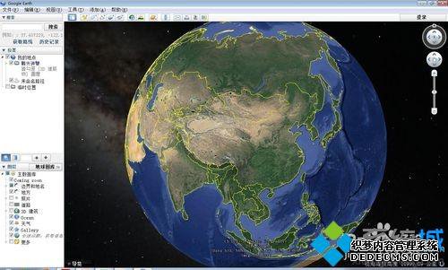 win7google earth򿪺һֱΪɫô