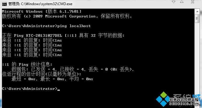 롰ping localhostַ