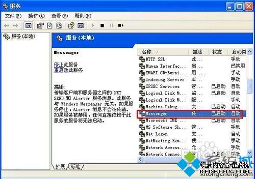 WindowsXPϵͳرMessengerķ