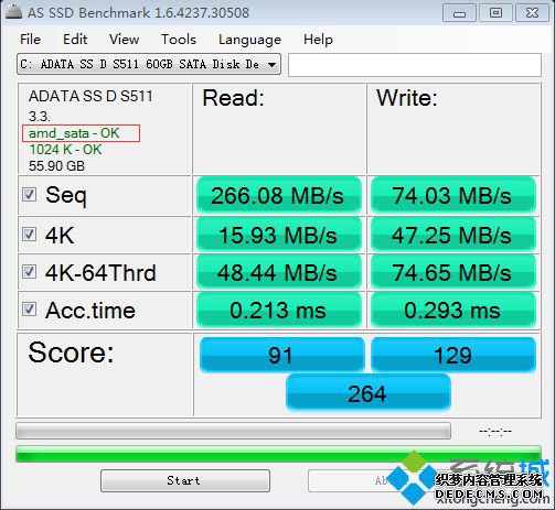 显示amd_sata-ok不一定表示AHCI已经开启