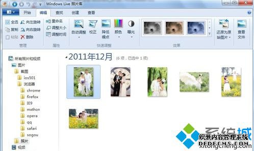 windows live照片库