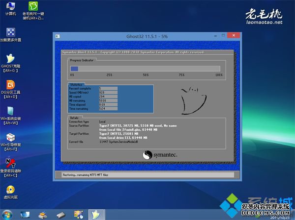 老毛桃u盘启动盘制作工具安装win8系统方法分享7