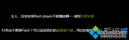 Win10ϵͳIE11ʾûаװFlash Player