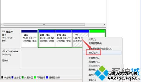 win7怎么格式化分区_win7系统格式化分区的两种方法