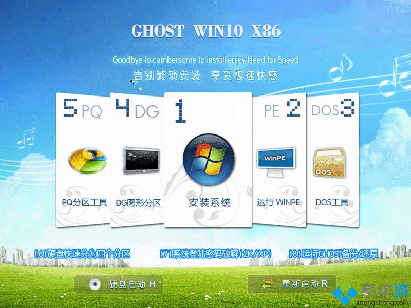 ghost win10 X8632λͨð氲װͼ